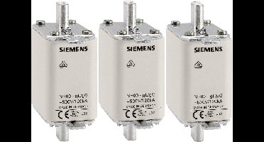 Siemens 3NA3820 NH-zekering Afmeting zekering : 000 50 A 500 V/AC, 250 V/AC 3 stuk(s)