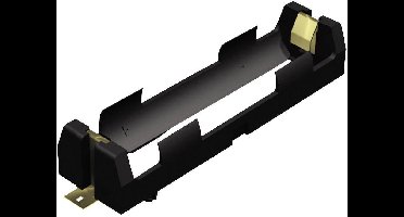 Keystone Electronics 1042 Batterijhouder Aantal cellen: 1 18650 Oppervlakte montage SMD (l x b x h) 86 x 20.65 x 14.86 mm