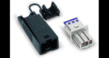 WAGO 893-1032 Netstekker WINSTA KNX Stekker, recht Totaal aantal polen: 2 3 A Lichtgrijs 50 stuk(s)