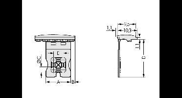 Grijpplaat 2091-1602 WAGO Inhoud: 100 stuk(s)