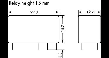 WAGO 788-170 Printrelais 24 V/AC 16 A 1x wisselcontact 20 stuk(s)