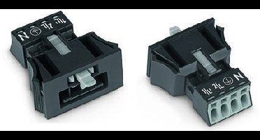 WAGO 890-774 Netstekker WINSTA MINI Stekker, recht Totaal aantal polen: 4 16 A Lichtgroen 50 stuk(s)