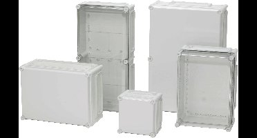 Fibox PC 3819 13 G-2FSH Installatiebehuizing 380 x 190 x 130 Polycarbonaat Grijs-wit (RAL 7035) 1 stuk(s)