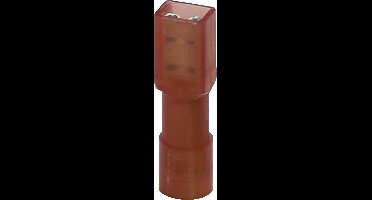 Phoenix Contact 3240538 Platte stekker (female) Insteekbreedte: 6.3 mm Insteekdikte: 0.8 mm 180 ° Volledig geïsoleerd Rood 50 stuk(s)