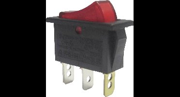 TRU COMPONENTS TC-R13-91B-01 Wipschakelaar 250 V/AC 10 A 1x uit/aan Continu 1 stuk(s)
