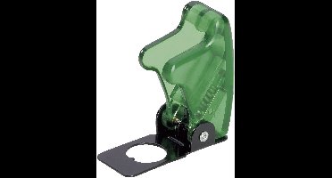 TRU COMPONENTS 1587852 TC-R17-10B GREEN Veiligheidsafdekking Groen (transparant, TC-R17-10B) 1 stuk(s)