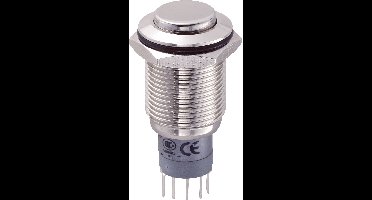 TRU COMPONENTS 701981 LAS2GQH-11Z/N/P Vandalismebestendige drukschakelaar 250 V/AC 3 A 1x aan/aan Continu 1 stuk(s)