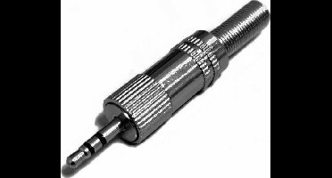 BKL Electronic 1107022 Jackplug 2,5 mm Stekker, recht Aantal polen: 3 Stereo Zilver 1 stuk(s)