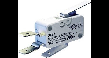 ZF D459-V3LD Microschakelaar D459-V3LD 250 V/AC 16 A 1x aan/(aan) Moment 1 stuk(s)