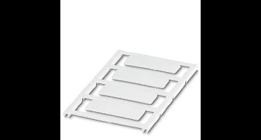 Phoenix Contact 0825457 UC-EMP (49X15) Apparaatmarkering Montagemethode: Vastklemmen Markeringsvlak: 49 x 15 mm Wit Aantal markeringen: 40 10 katernen