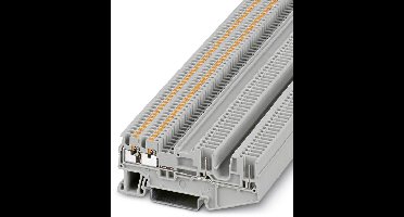 Phoenix Contact 3212390 Doorgangsserieklem 3.5 mm Snelaansluiting Grijs 50 stuk(s)