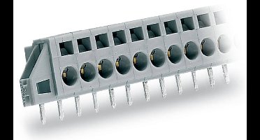 WAGO 231-612/023-000 Veerkrachtklemblok Aantal polen 12 Grijs 25 stuk(s)