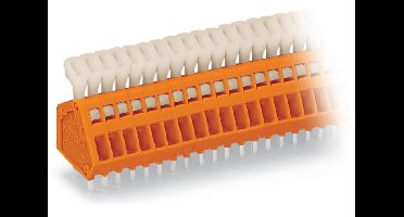 WAGO 233-505 Veerkrachtklemblok 0.50 mm² Aantal polen 5 Oranje 340 stuk(s)