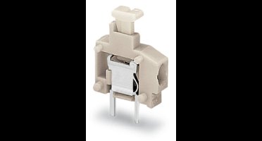 WAGO 235-201 Veerkrachtklemblok 1.50 mm² Aantal polen 1 Lichtgrijs 800 stuk(s)