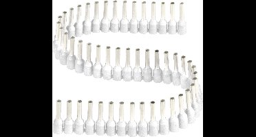 Vogt Verbindungstechnik 470108.00050 Adereindhulzen 0.5 mm² Deels geïsoleerd Wit 50 stuk(s)