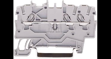 WAGO 2000-1301 Doorgangsklem 3.50 mm Spanveer Toewijzing: L Grijs 1 stuk(s)