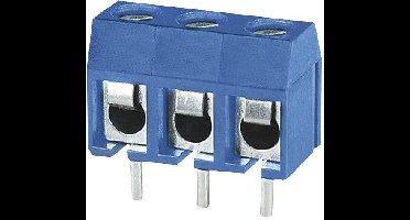 Degson DG301-5.0-03P-12 Klemschroefblok 1.50 mm² Aantal polen 3 Blauw 1 stuk(s)