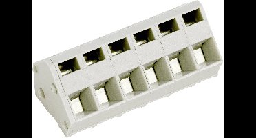 PTR Hartmann 53000040001F Veerkrachtklemblok 2.50 mm² Aantal polen 4 Kiezel-grijs 1 stuk(s)