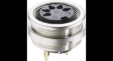 Lumberg 0304 08-1 DIN-connector Bus, inbouw verticaal Aantal polen: 8 Zilver 1 stuk(s)