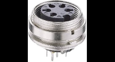 Lumberg KGR 81 DIN-connector Bus, inbouw verticaal Aantal polen: 8 Zilver 1 stuk(s)