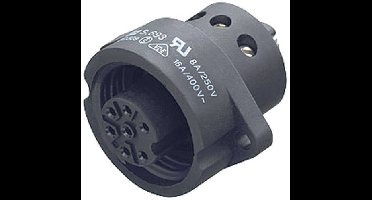 binder 09-4220-00-07 Ronde connector Flensbus Totaal aantal polen: 6 + PE Serie (ronde connectoren): 693 1 stuk(s)