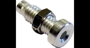 Schnepp BU 2100 Veiligheids-connector Bus, inbouw verticaal Stift-Ø: 2 mm Zilver 1 stuk(s)