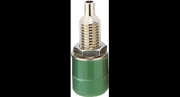 TRU COMPONENTS Laboratoriumbus Bus, inbouw verticaal Stift-Ø: 4 mm Groen 1 stuk(s)