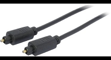 Kash 30L508 Toslink Digitale audio Aansluitkabel [1x Toslink-stekker (ODT) - 1x Toslink-stekker (ODT)] 1.50 m Zwart