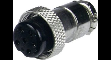 Cliff FC684212 Miniatuur-DIN-connector Bus, recht Aantal polen: 2 Zilver 1 stuk(s)