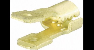 Vogt Verbindungstechnik 378105.60 Splitter voor platte connectoren Met vertakking Insteekbreedte: 2.8 mm Insteekdikte: 0.5 mm 180 ° Ongeïsoleerd Metaal 1