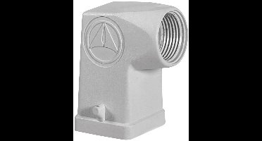 Amphenol C146 10G003 500 4 tulebehuizing met schroefdraadclip, haaks, 1 kabeluitgang zijkant, 1 lengtebeugel 1 st.