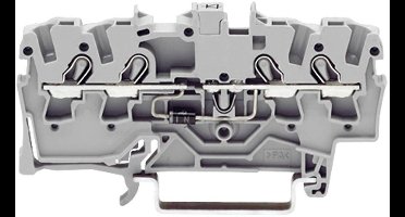 WAGO 2002-1411/1000-411 Diodeklem 5.20 mm Spanveer Toewijzing: L Grijs 1 stuk(s)