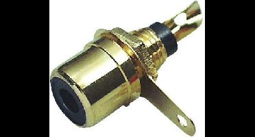 BKL Electronic 0101138 Cinch-connector Bus, inbouw Aantal polen: 2 Geel 1 stuk(s)