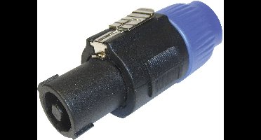 Cliff FM1250 Luidsprekerconnector Stekker, recht Aantal polen: 4 Zwart, Blauw 1 stuk(s)