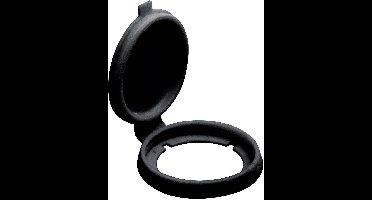 Schlegel AK22RR SW Beschermkap voor USB-/RJ45-inbouwbussen AK22RR SW Zwart 1 stuk(s)