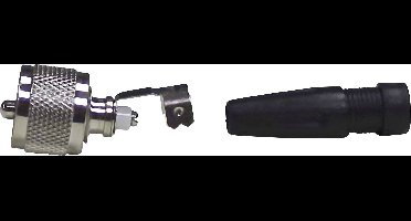 TRU COMPONENTS 740900 UHF-connector Stekker, recht 50 Ω 1 stuk(s)