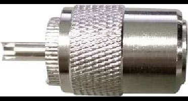 TRU COMPONENTS 1571893 UHF-connector Stekker, recht 50 Ω 1 stuk(s)