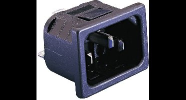 Bulgin PX0575/10/28 Apparaatstekker (koud) PX Stekker, inbouw verticaal Totaal aantal polen: 2 + PE 10 A Zwart 1 stuk(s)