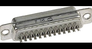 HARTING 09670255615 D-sub male connector 180 ° Aantal polen: 25 Soldeerkelk 1 stuk(s)