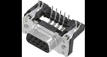 HARTING 09663526611 D-sub female connector 90 ° Aantal polen: 25 Solderen 1 stuk(s)