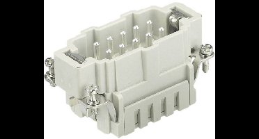 HARTING 09330102616 Pin-inzetstuk Han® E 10 + PE Cage Clamp 1 stuk(s)