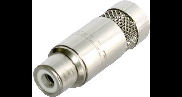 Rean AV NYS372-P Cinch-connector Bus, recht Aantal polen: 2 Zilver 1 stuk(s)