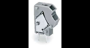 WAGO 254-801 Veerkrachtklemblok Aantal polen 1 Grijs 500 stuk(s)