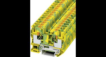 Phoenix Contact 3212131 Aardklem 3-etages 10.2 mm Snelaansluiting Groen, Geel 1 stuk(s)