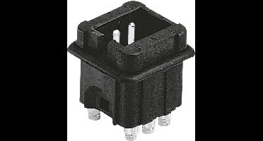 HARTING 09700062616 Pin-inzetstuk Han® Staf 6 Schroeven 1 stuk(s)