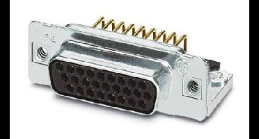 Phoenix Contact VS-15-BU-DSUB-HD-ER 1655140 D-sub female connector 90 ° Aantal polen: 26 Solderen 10 stuk(s)