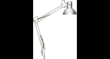 Maul MAULstudy 8230595 Klemlamp Spaarlamp E27 60 W Zilver