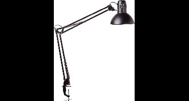 Maul MAULstudy 8230590 Klemlamp Spaarlamp E27 60 W Zwart