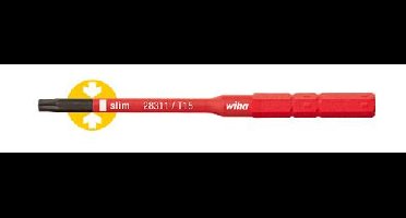 Wiha SlimBit electric VDE Binnen-Torx Verwisselbare kling T 20 75 mm Geschikt voor Wiha Torque