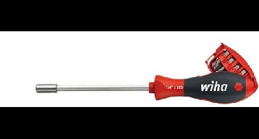 Wiha Magazin-Bithalter 8-tlg. im Soft-Finish Griff 32901 Magazijnbithouder, magnetisch, 1/4 244 mm